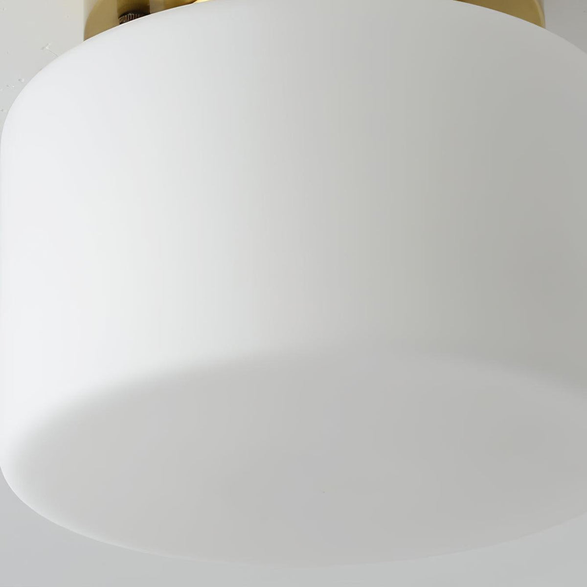 Elsilisra Nordic Art Brass Glass Flush Mount Ceiling Light