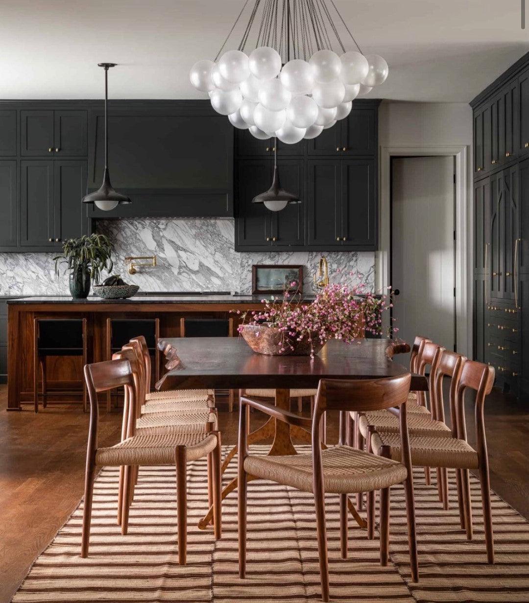 Eiririra Chandelier Bubble Frosted Glass