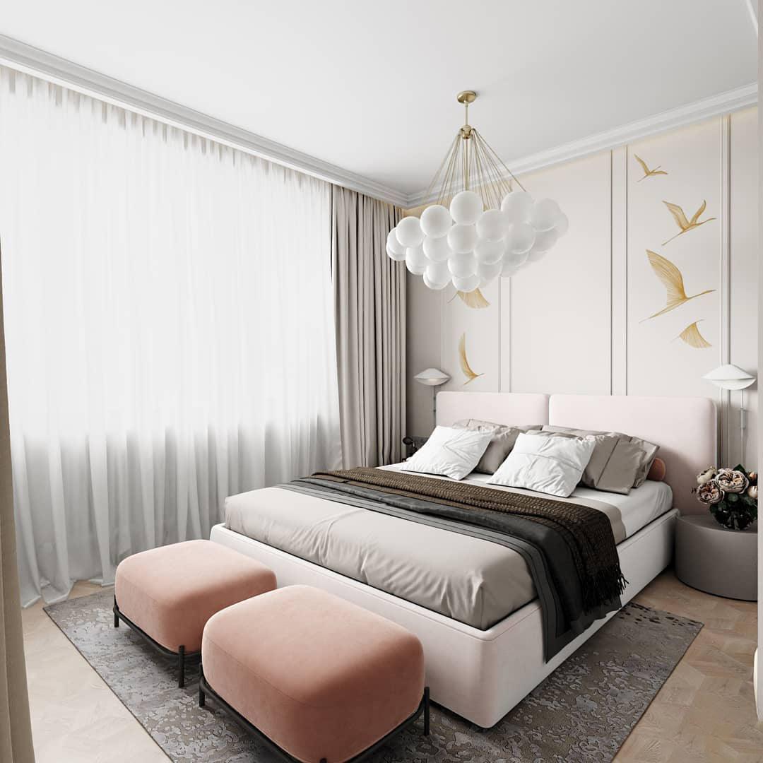 Eiririra Chandelier Bubble Frosted Glass