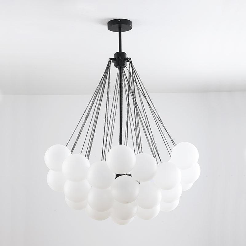 Eiririra Chandelier Bubble Frosted Glass