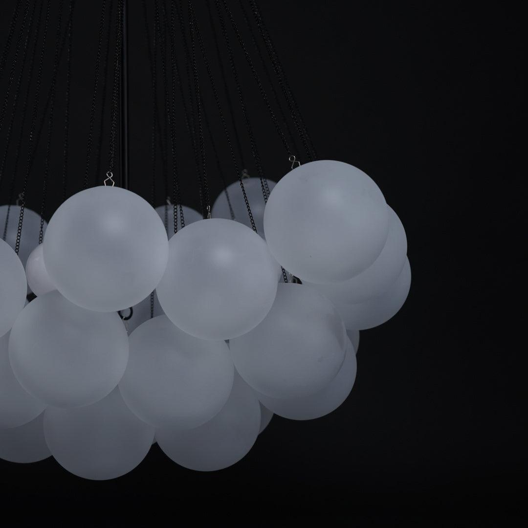 Eiririra Chandelier Bubble Frosted Glass