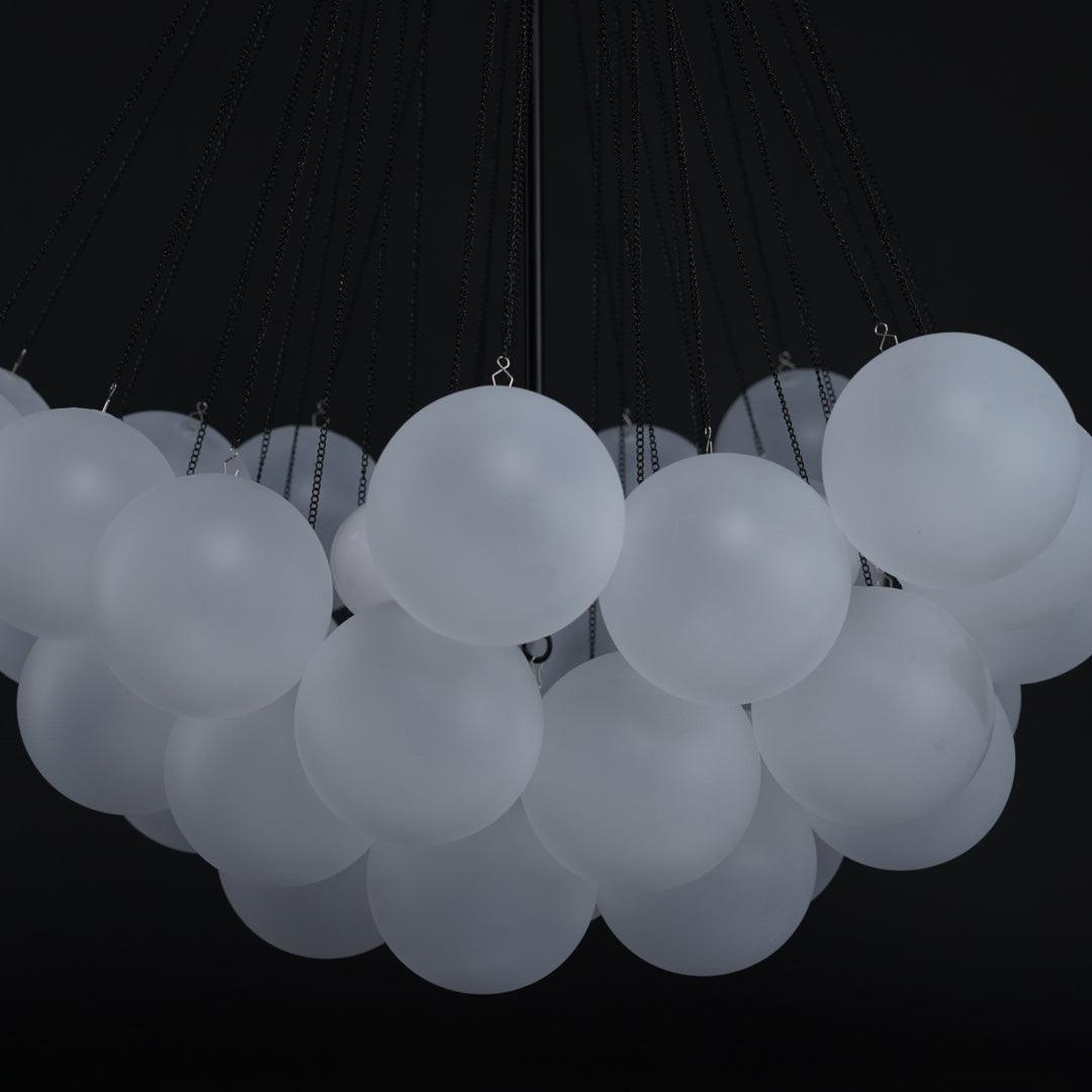 Eiririra Chandelier Bubble Frosted Glass