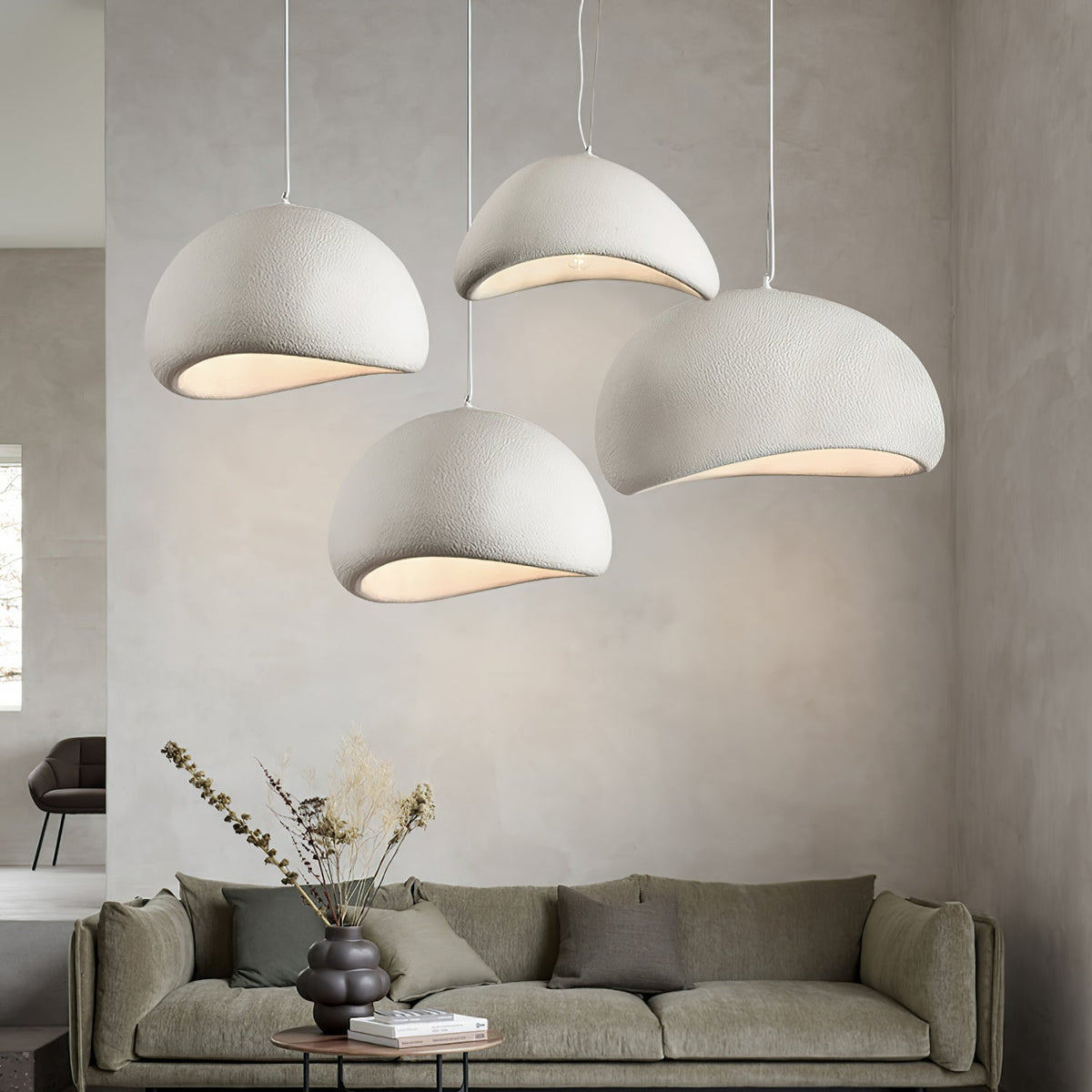 Selineria Pendant Light Cloud Swag Wabi-Sabi