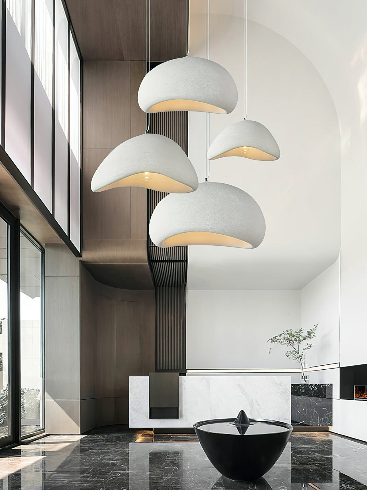 Selineria Pendant Light Cloud Swag Wabi-Sabi