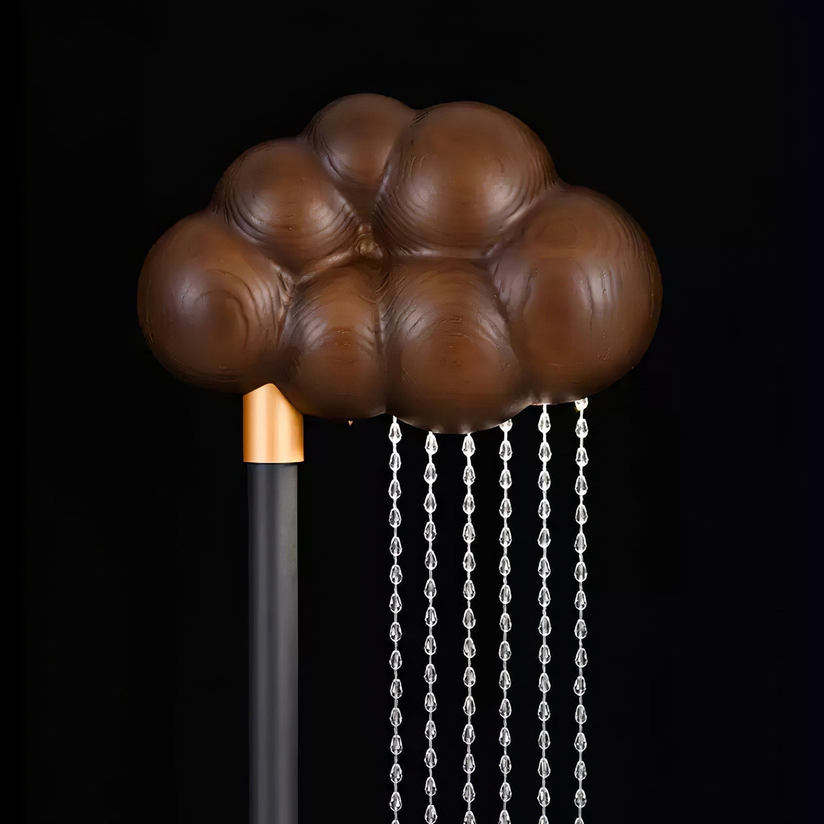 Orinyra Cloud-shaped Bronze Floor Lamp