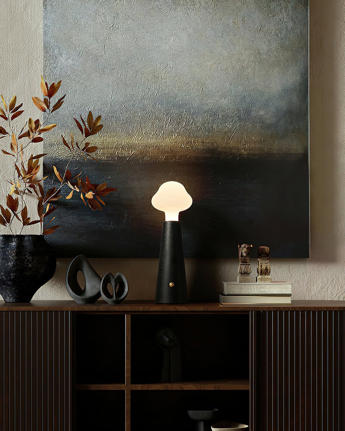 Mushio Wood Cloud Table Lamp