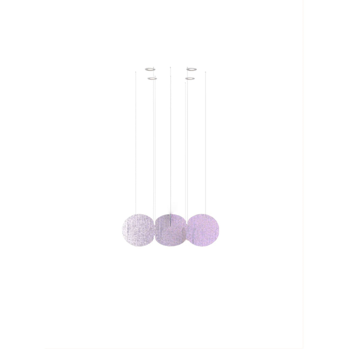Nimbus Clouds Iridescent Disc Chandelier