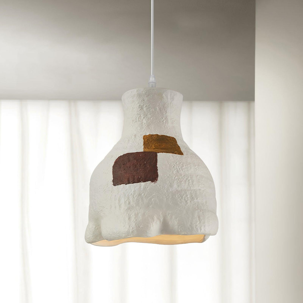 Terra Rustic Resin Pendant Lamp
