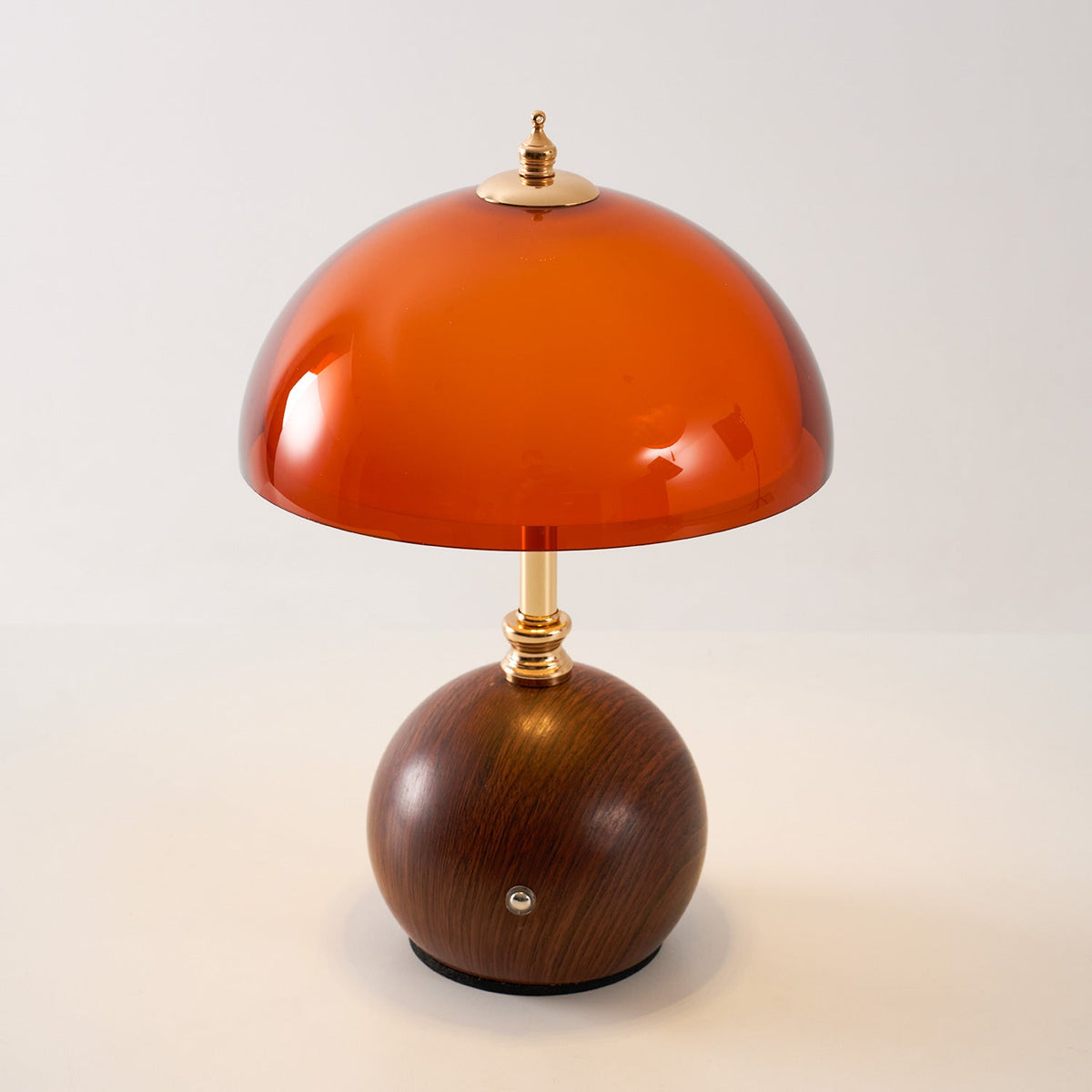 Hartwell Wood Grain Rechargeable Table Lamp