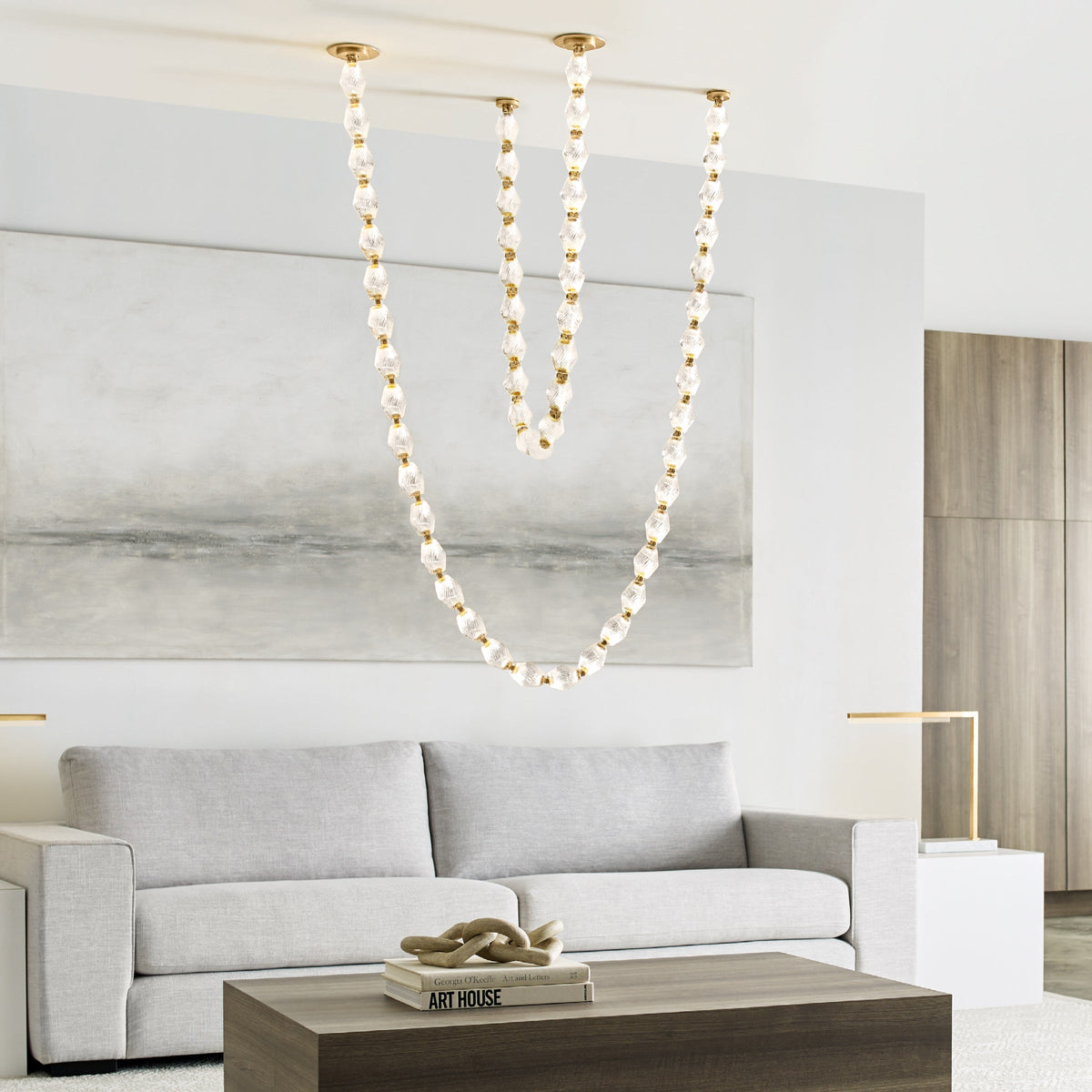 Karma Glass Chandelier
