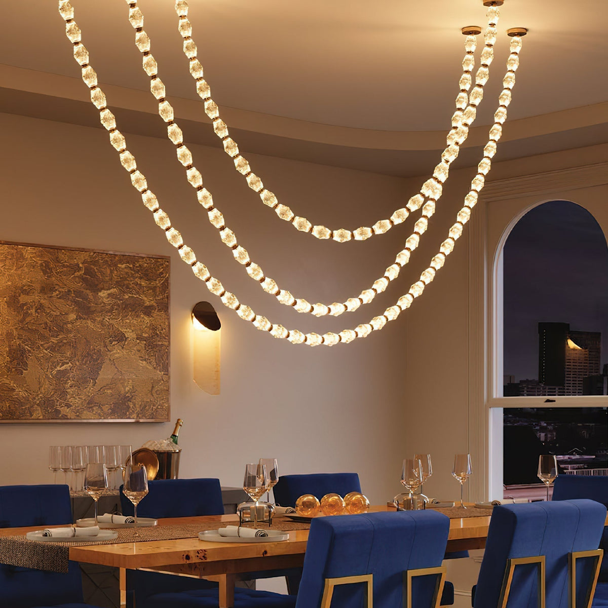 Karma Glass Chandelier