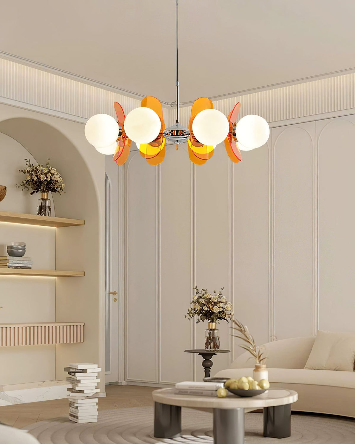 Emiya Coloured Sputnik Chandelier