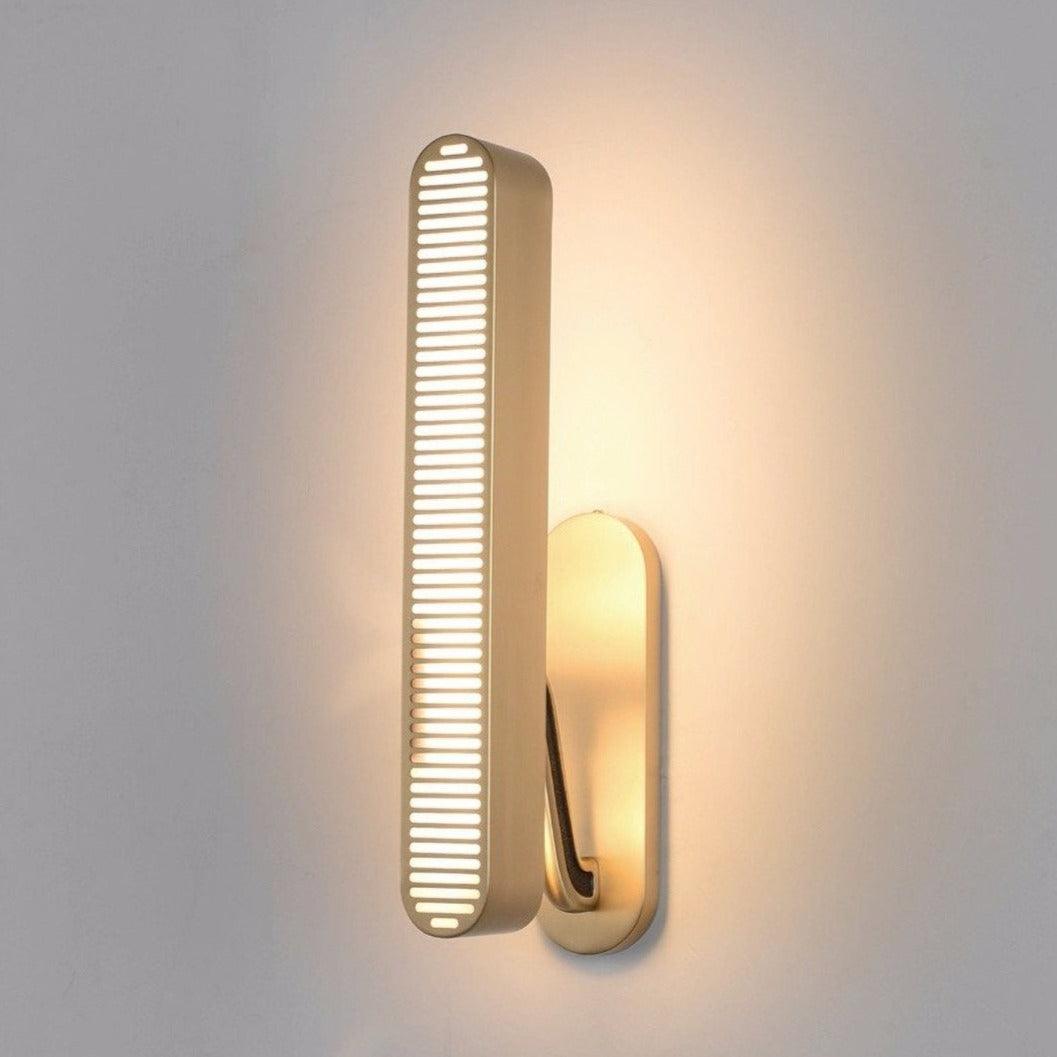 Oriararia Wall Lamp Brass Slotted Grill