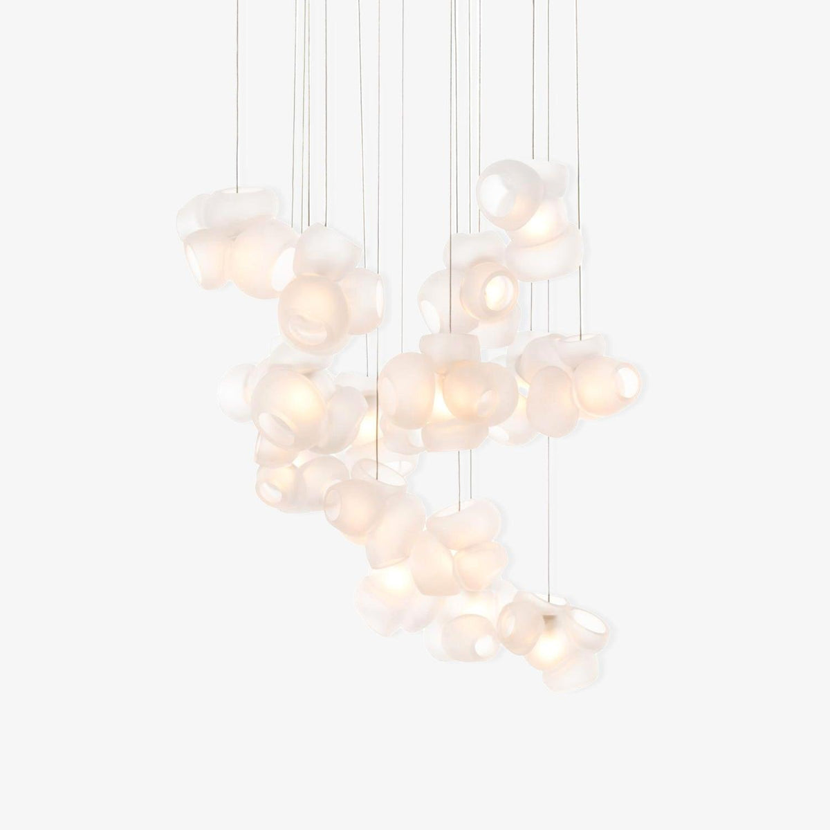 Ursa Bubbles Cluster Glass Pendant Light