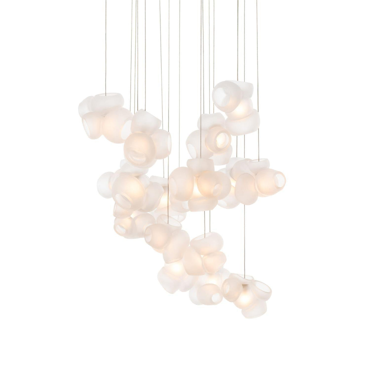 Ursa Bubbles Cluster Glass Pendant Light