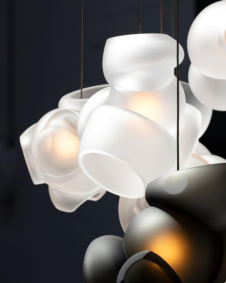 Ursa Bubbles Cluster Glass Pendant Light