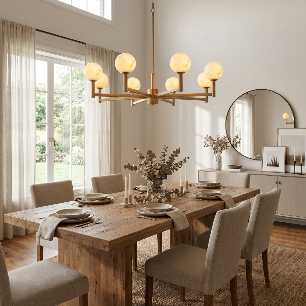 Corleigh Alabaster Chandelier