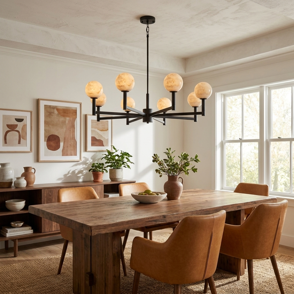 Corleigh Alabaster Chandelier