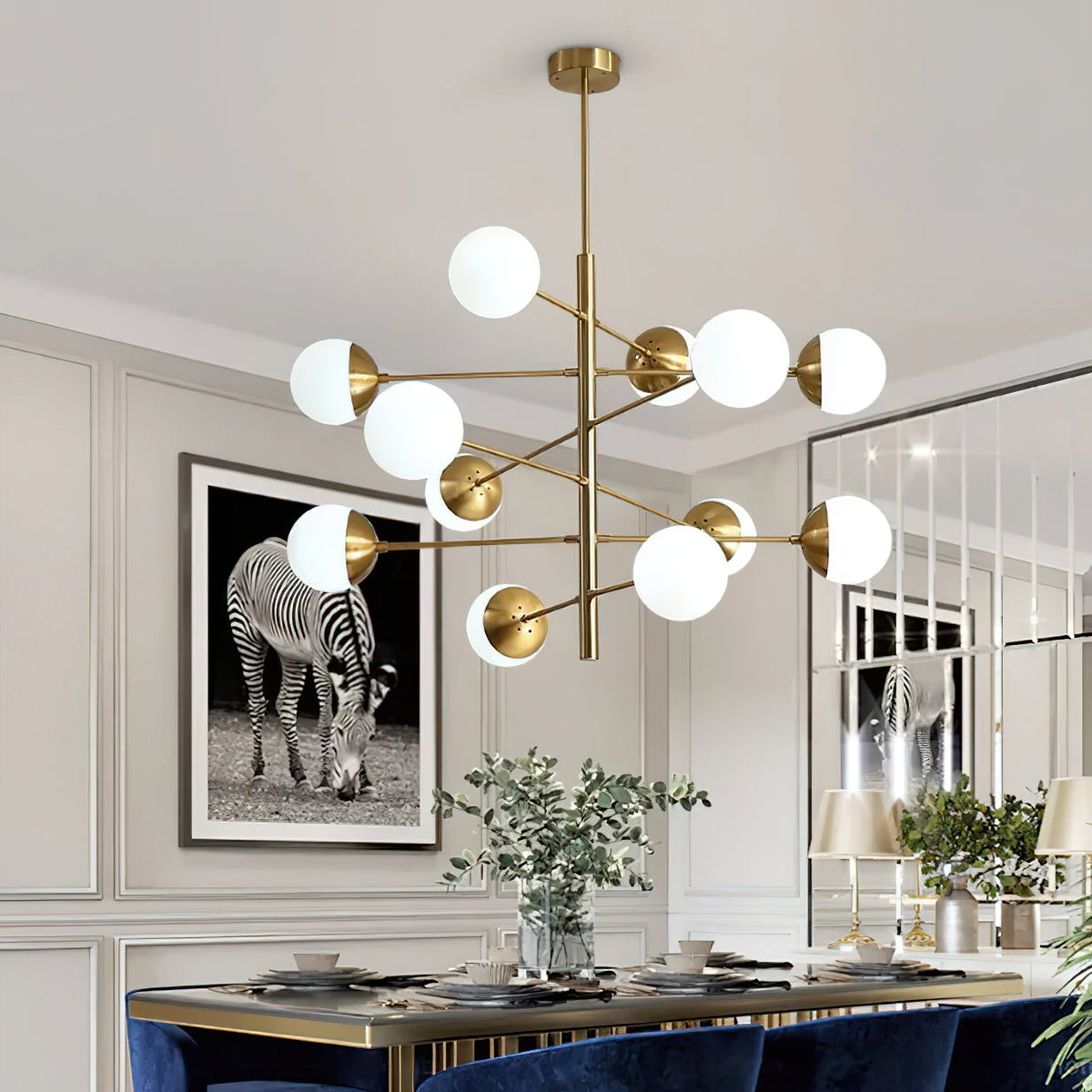 Celisissa Glass Chandelier