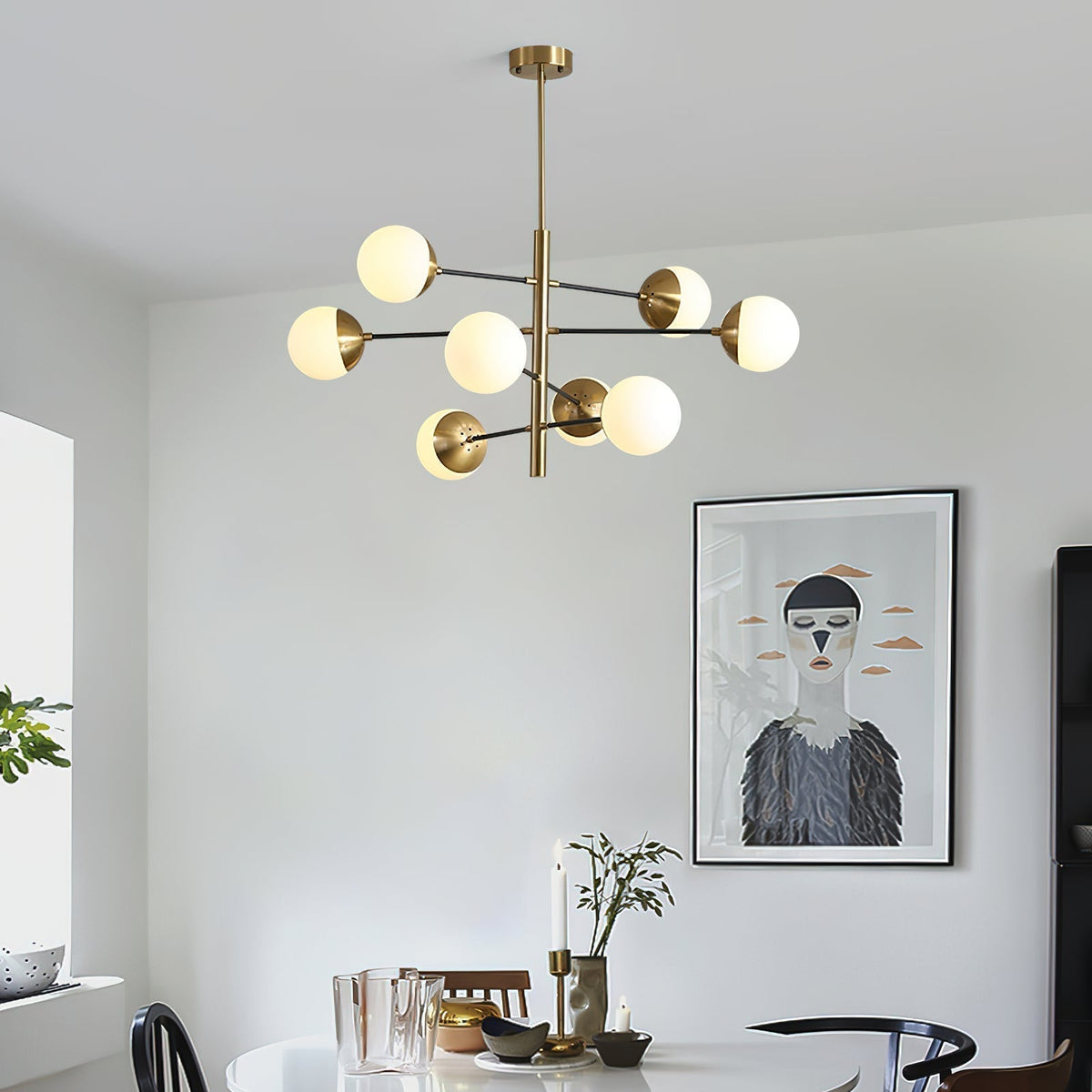 Celisissa Glass Chandelier