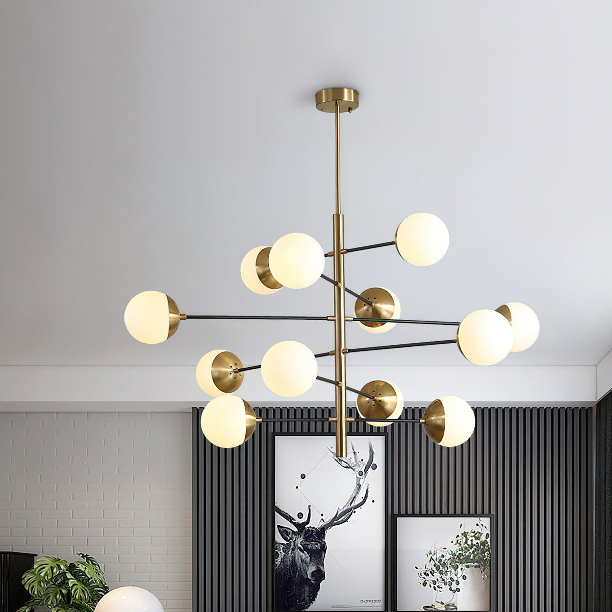 Celisissa Glass Chandelier