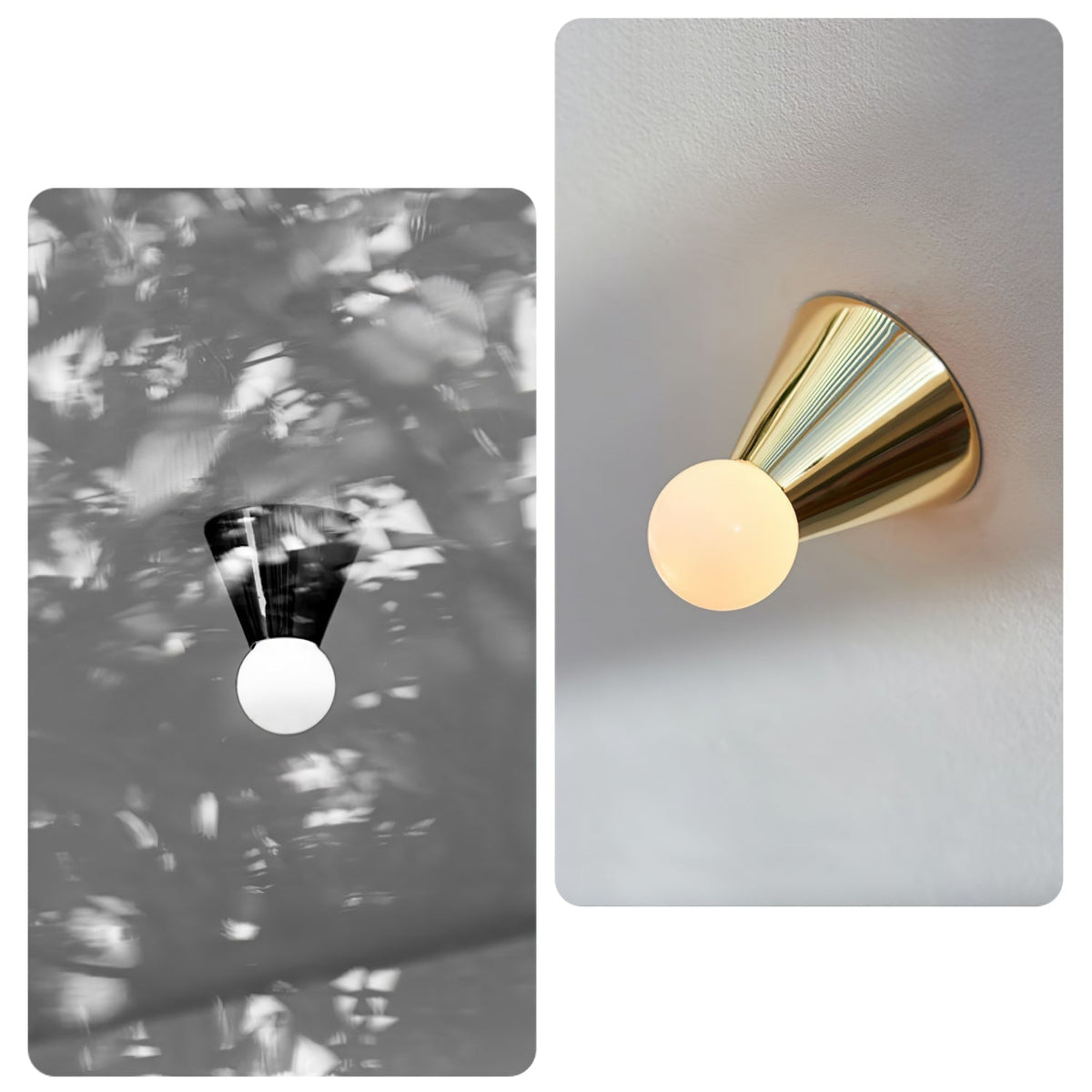 Nycareth Modern Minimalist Glass Ceiling Lamp