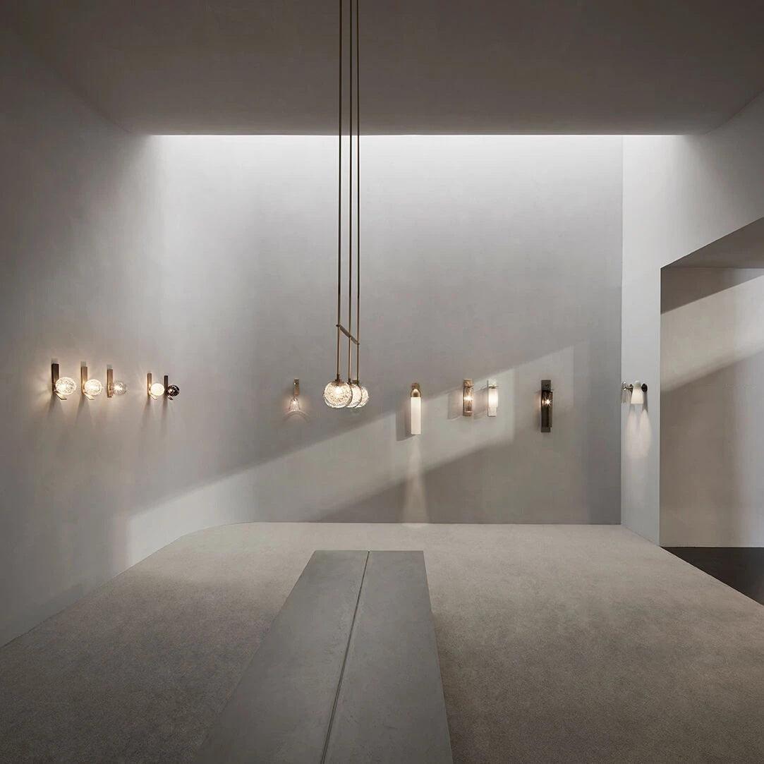 Yoke Glass Wall Lamp