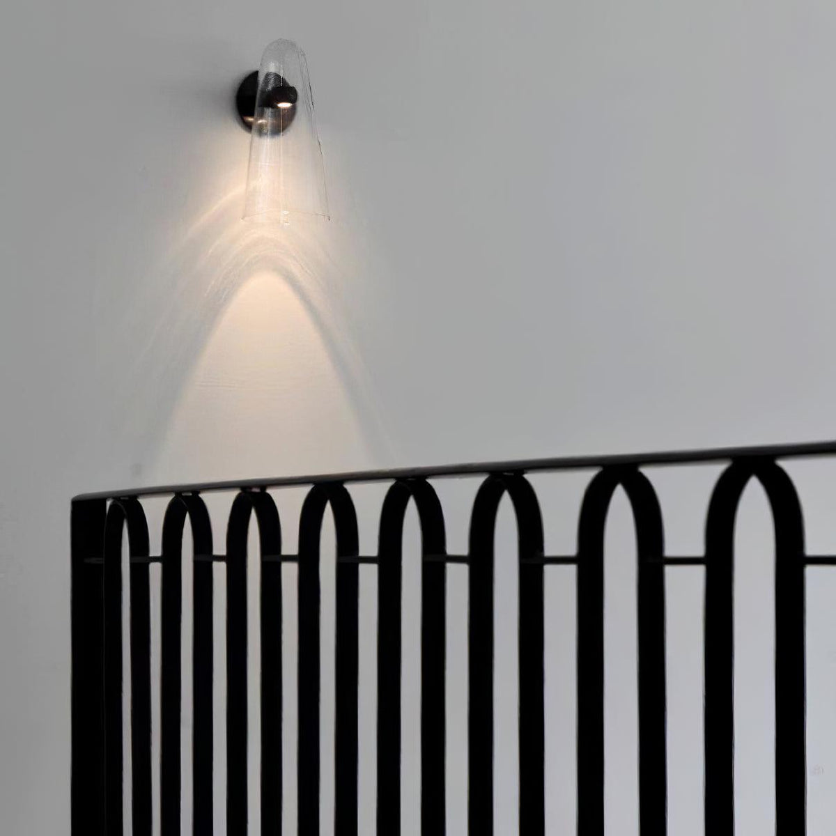 Yoke Glass Wall Lamp