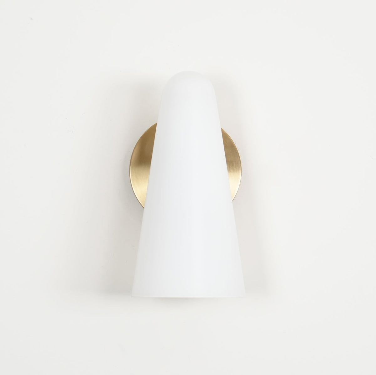 Velivira Conical Glass Wall Light