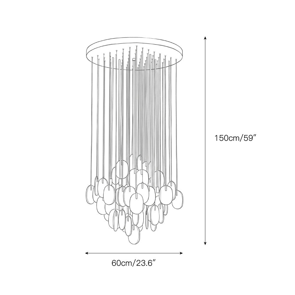 Nivivira Alabaster Chandelier