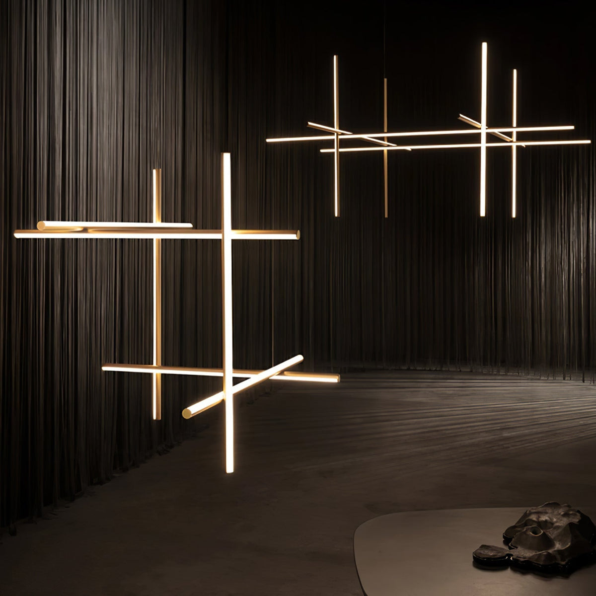 Renorelle Crossbeam Linear Chandelier