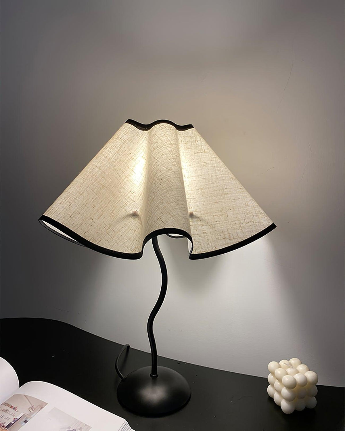 Luminova Fabric Artistic Table Lamp