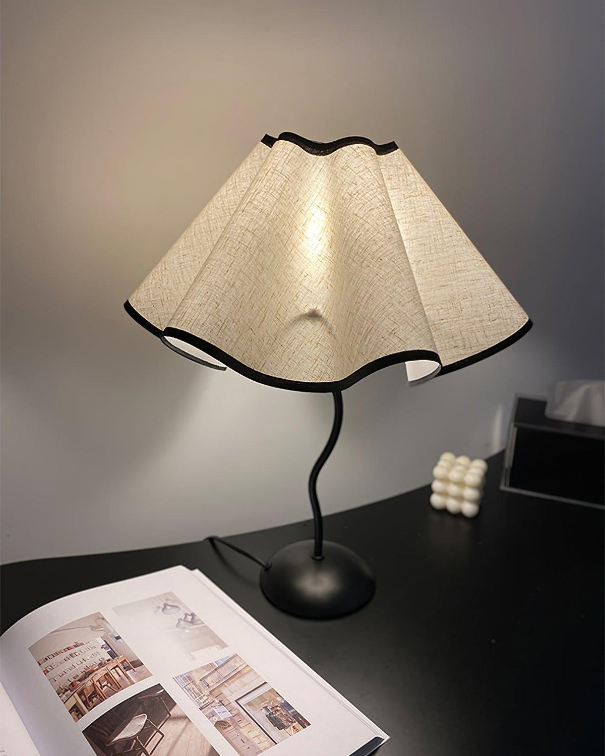 Luminova Fabric Artistic Table Lamp