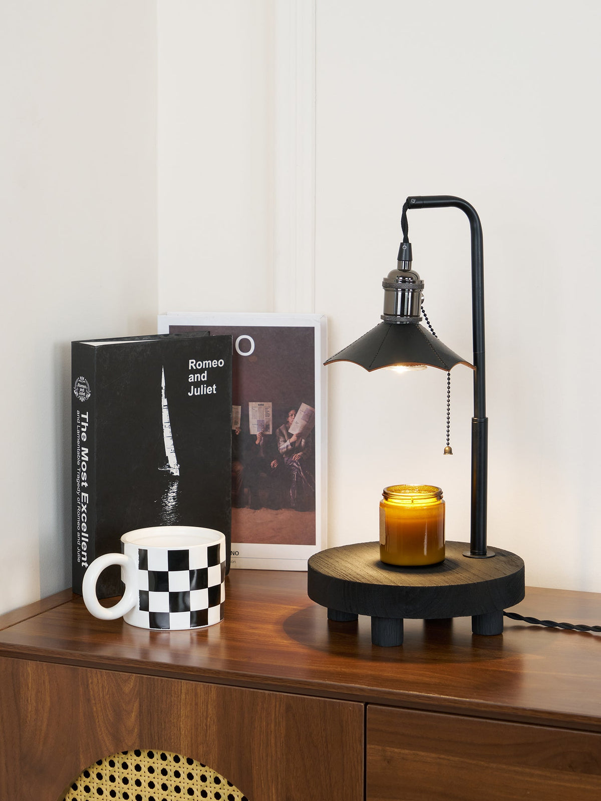 Christian Modern Wood Table Lamp