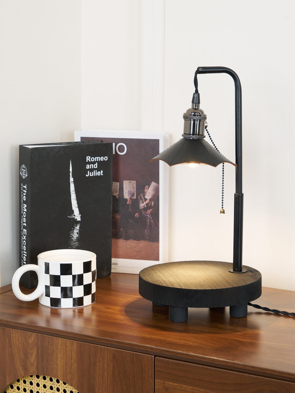 Christian Modern Wood Table Lamp