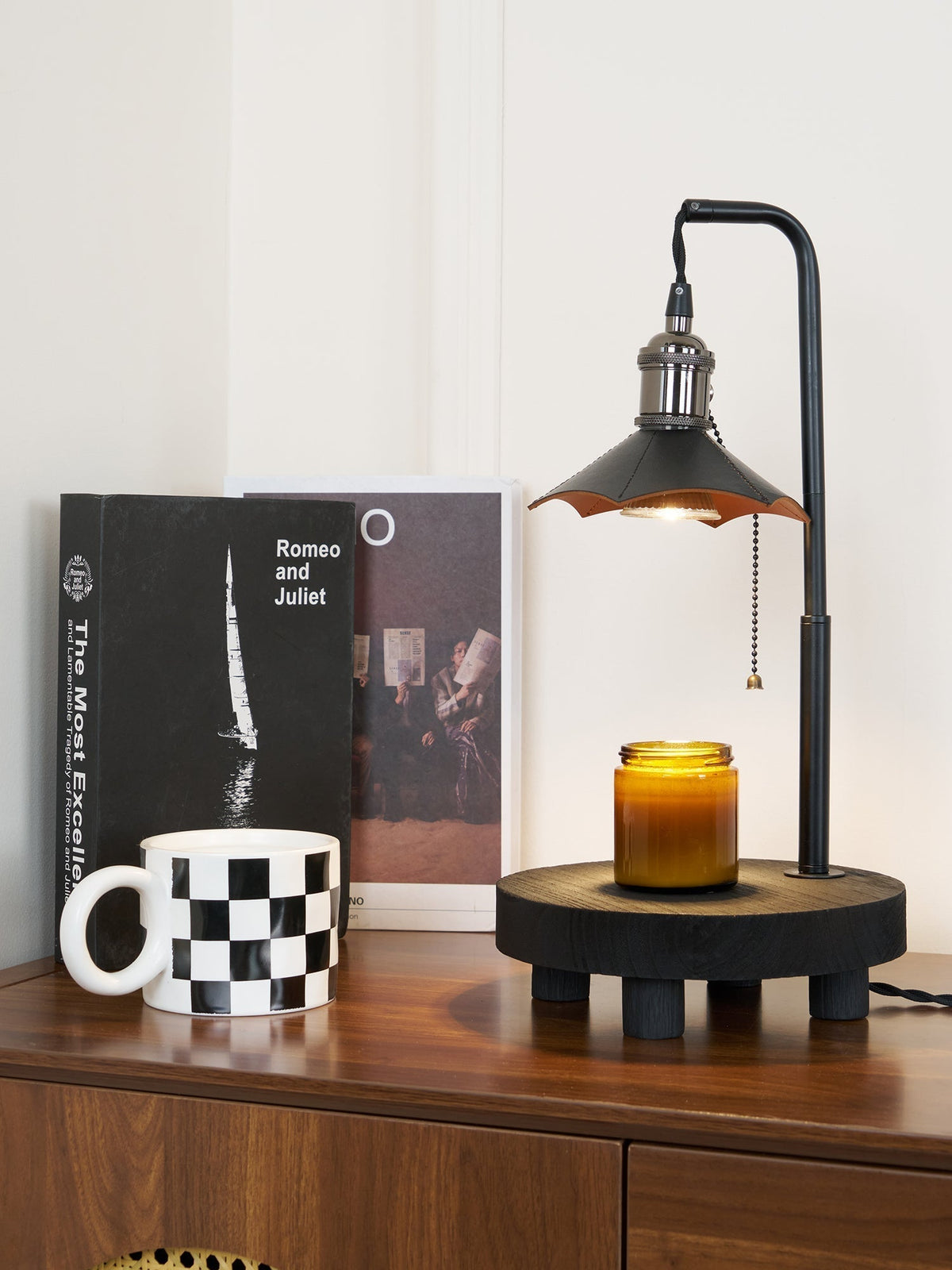 Christian Modern Wood Table Lamp