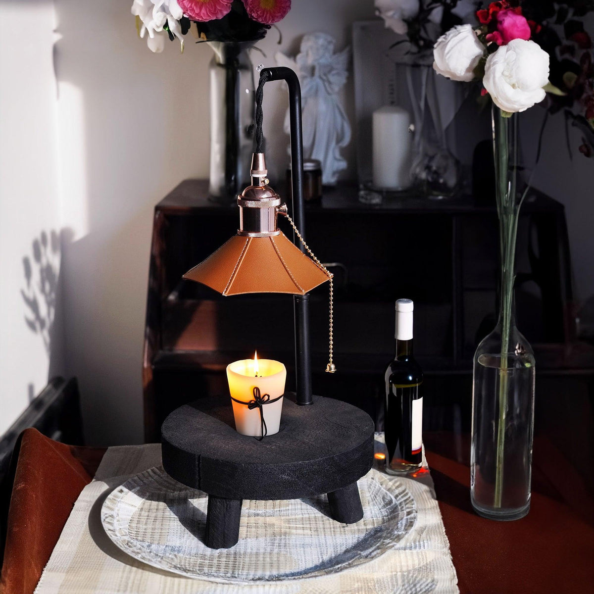Christian Modern Wood Table Lamp