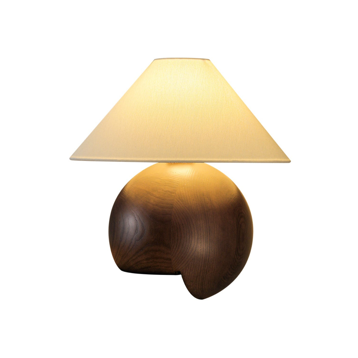 Halise Wood Organic Table Lamp