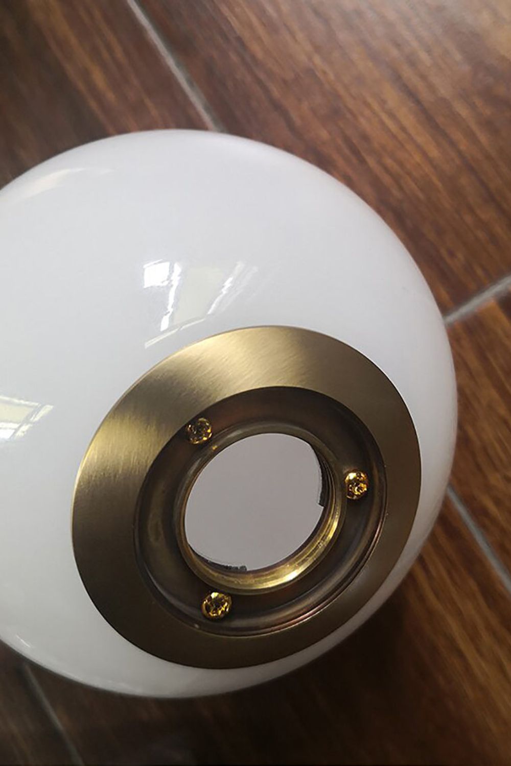 Haze Round Glass Wall Lamp