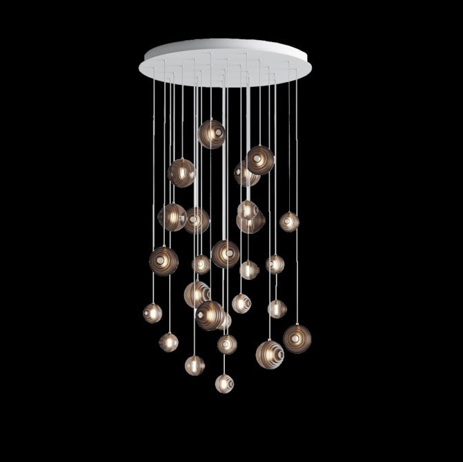 Celestial Orbit  Cascade Chandelier