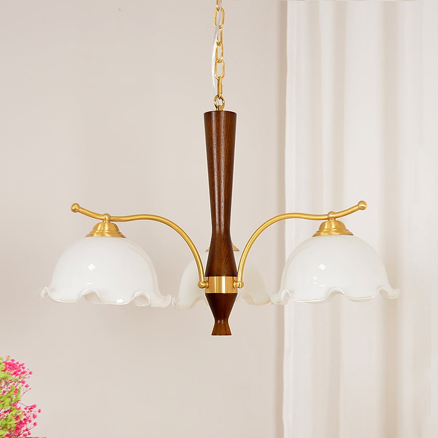 Orchid Vintage Glass Chandelier