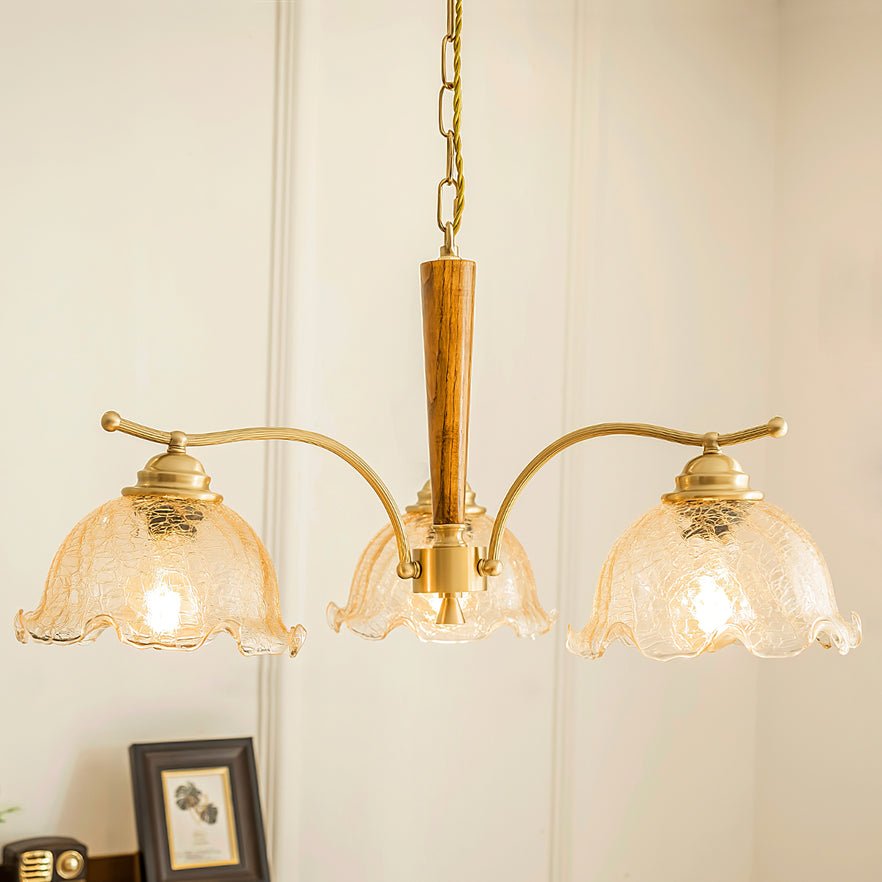 Orchid Vintage Glass Chandelier