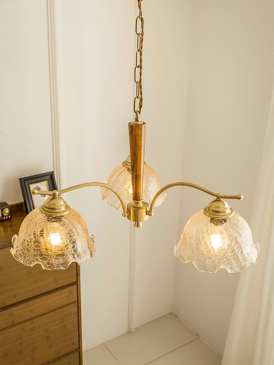 Orchid Vintage Glass Chandelier