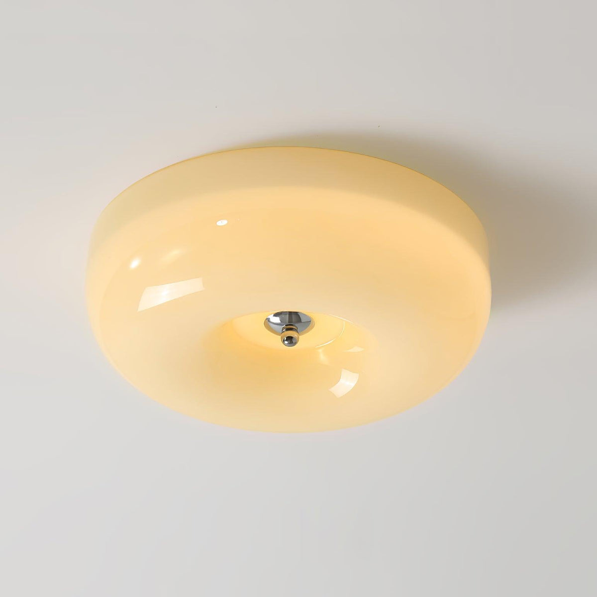 Ziola Swirl Glass Flush Mount Ceiling Light