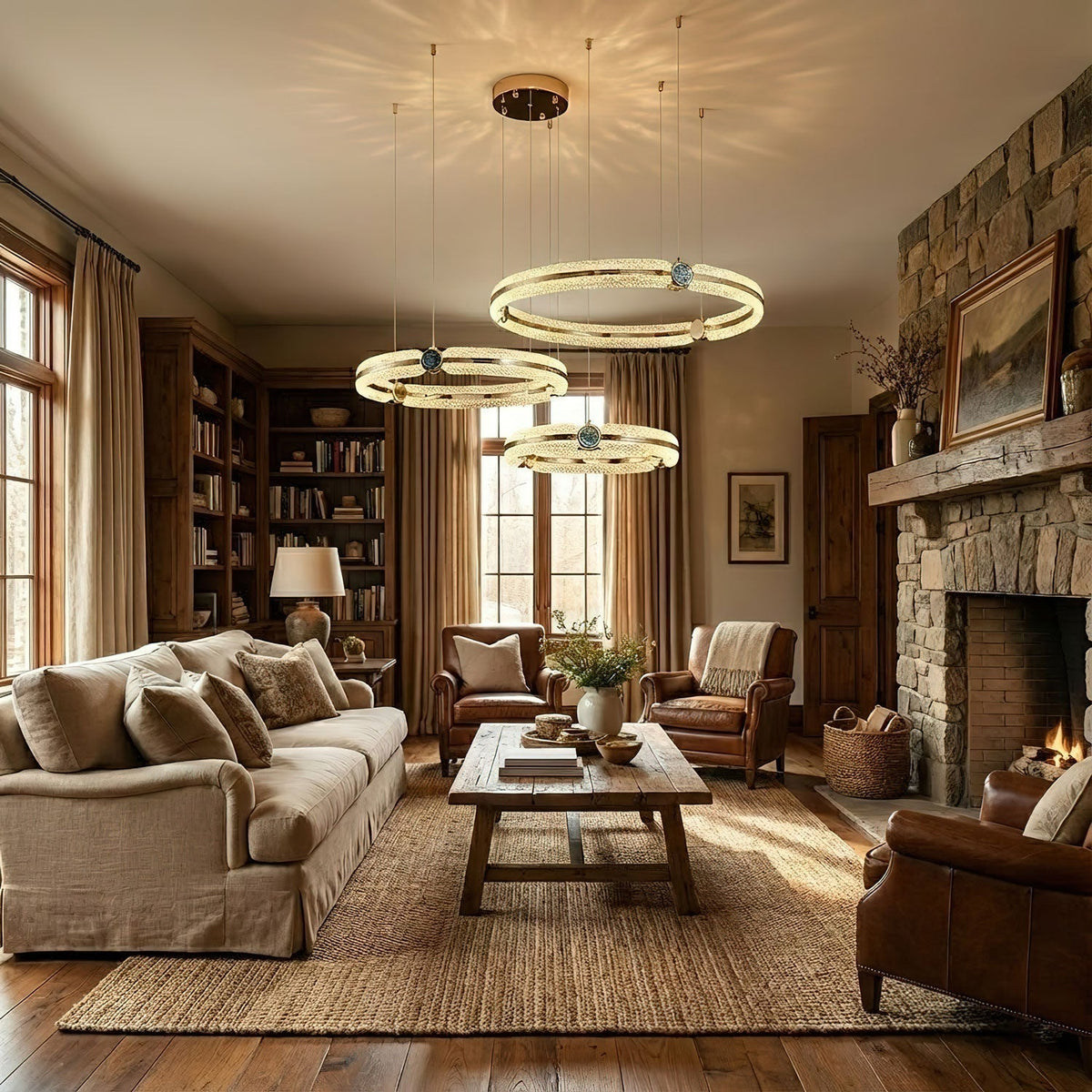 Lumoelle Halo Chandelier