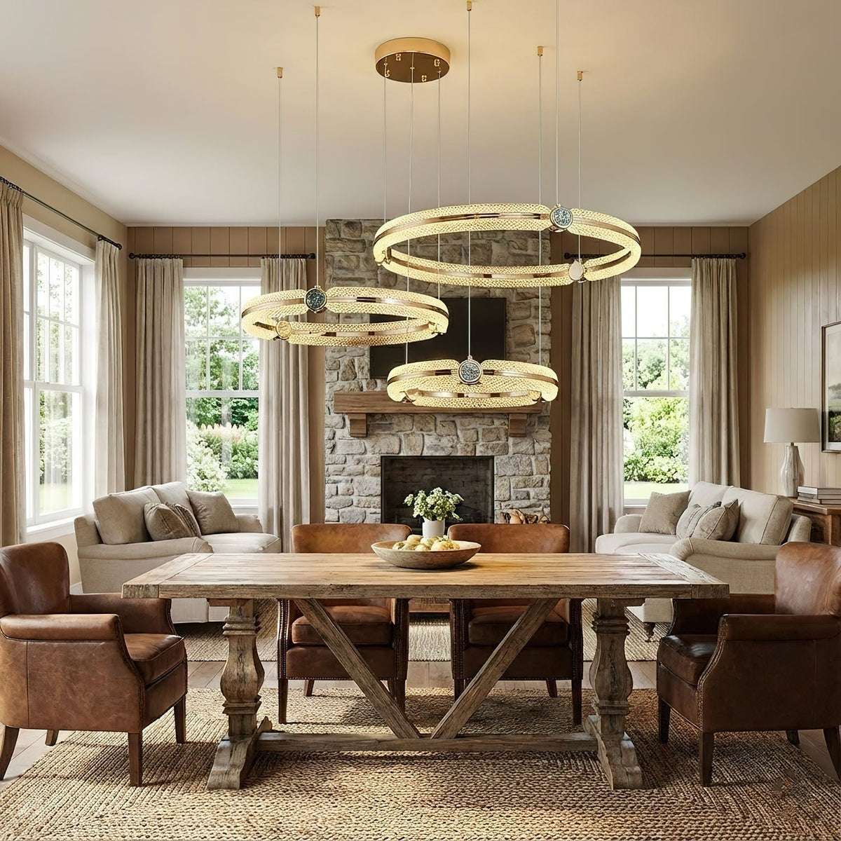 Lumoelle Halo Chandelier