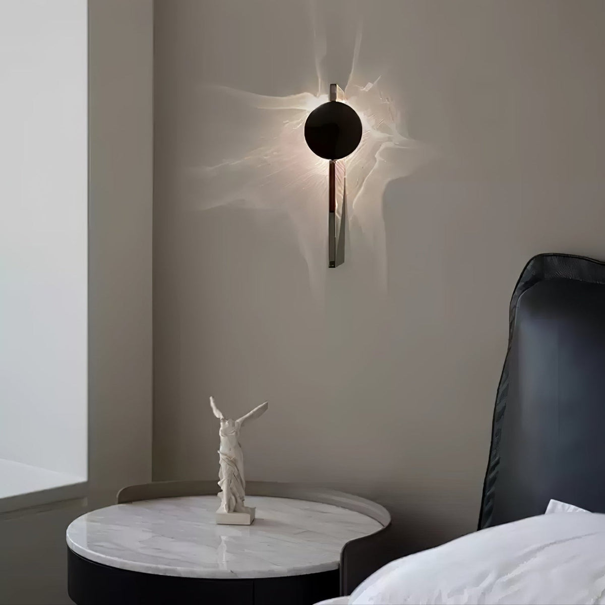 Pethr Wave Minimalist Steel Wall Lamp