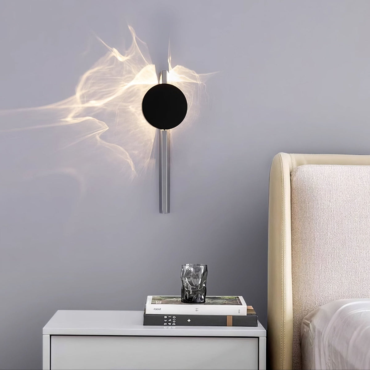 Pethr Wave Minimalist Steel Wall Lamp
