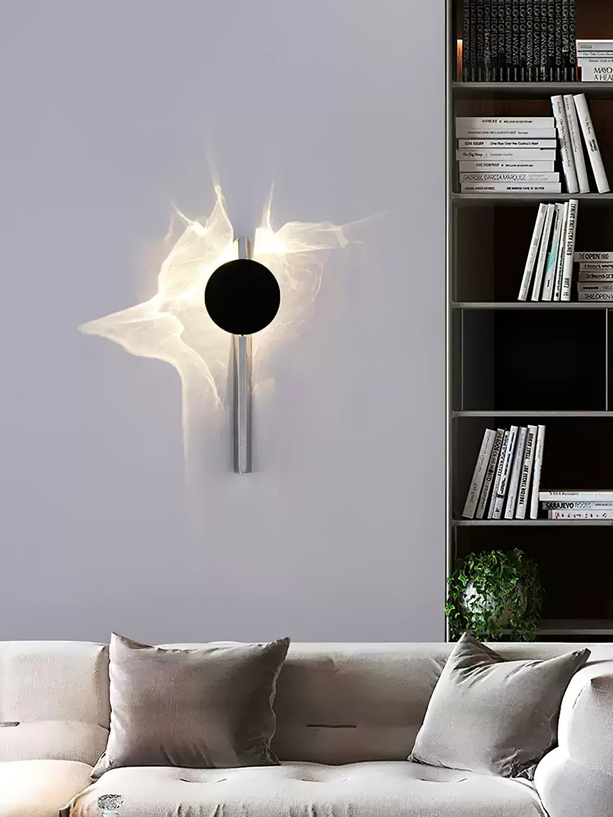 Pethr Wave Minimalist Steel Wall Lamp