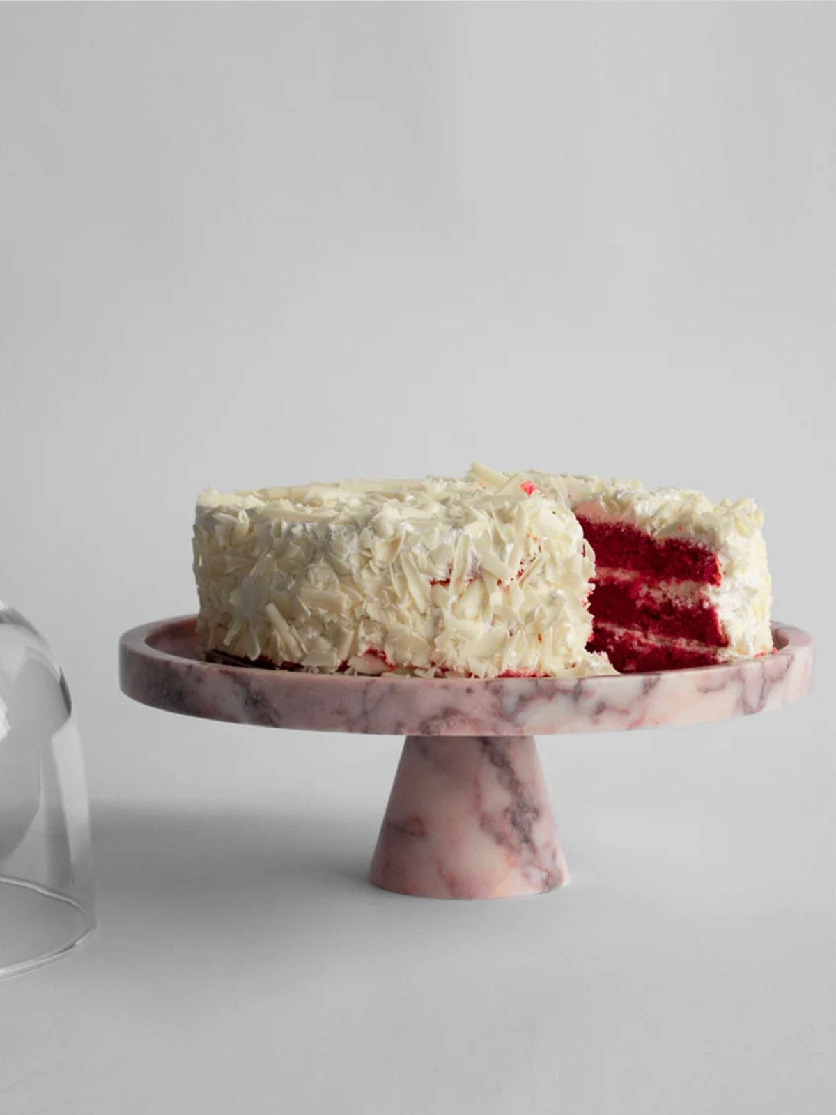 Tesk Marquina Marble Pedestal Tray